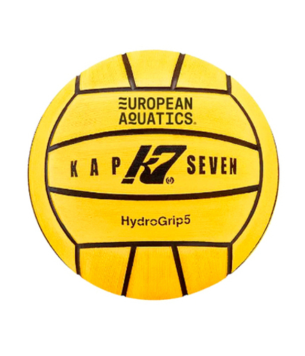 Официальный ватерпольный мяч KAP7 E.A. Ball K7 5 yellow Размер 5 мужской