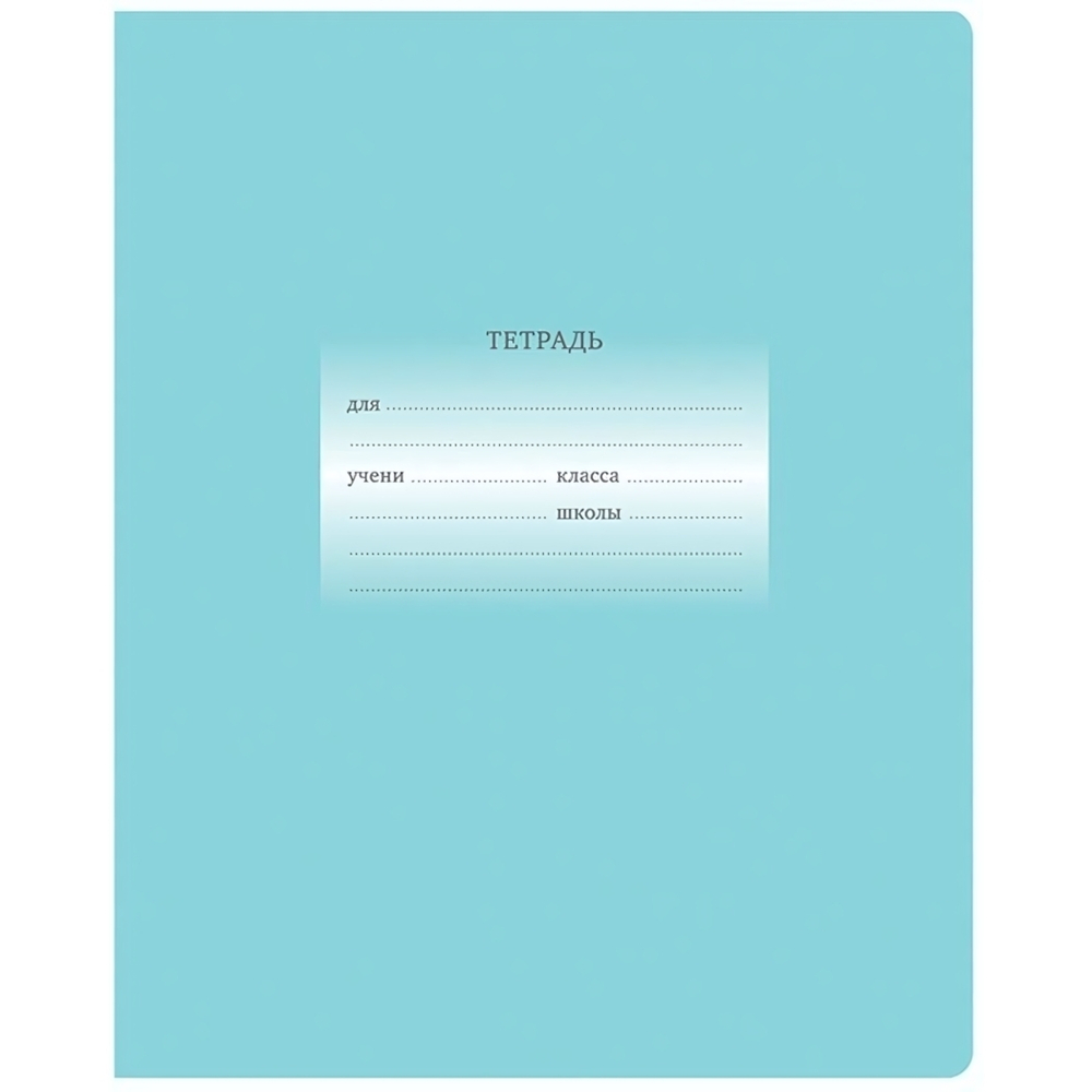 Тетрадь 24л. линия светло-бирюзовая "Первоклассная" (BG)
