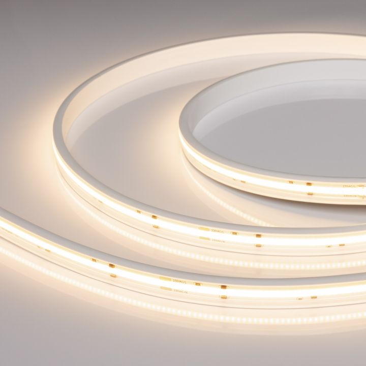 Светодиодная лента герметичная Arlight ARL-PV-X720-15mm 230V Warm3000 (14 W/m, IP65, 30m) 054674
