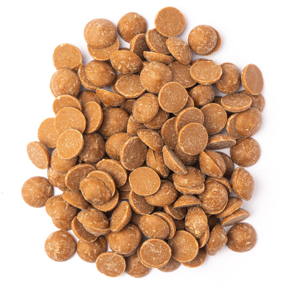 Молочный шоколад RENO CONCERTO LACTEE CARAMEL 32%, IRCA  Италия, 1кг