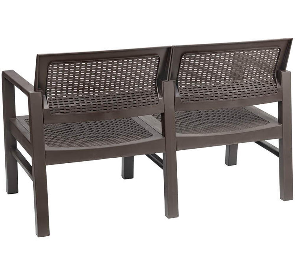 Диван РОТАНГ двухместный 1200*580*750 (в разобранном виде в индивид. упаковке) М4006