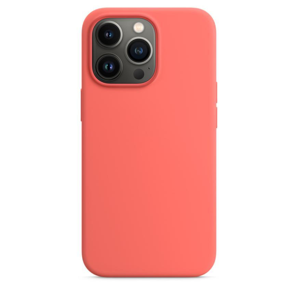 Силиконовый чехол MagSafe Apple Silicone Case для iPhone 13 Pro, Розовый помело