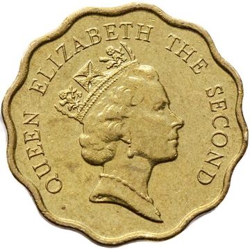 20 центов 1985-1991 Гонконг