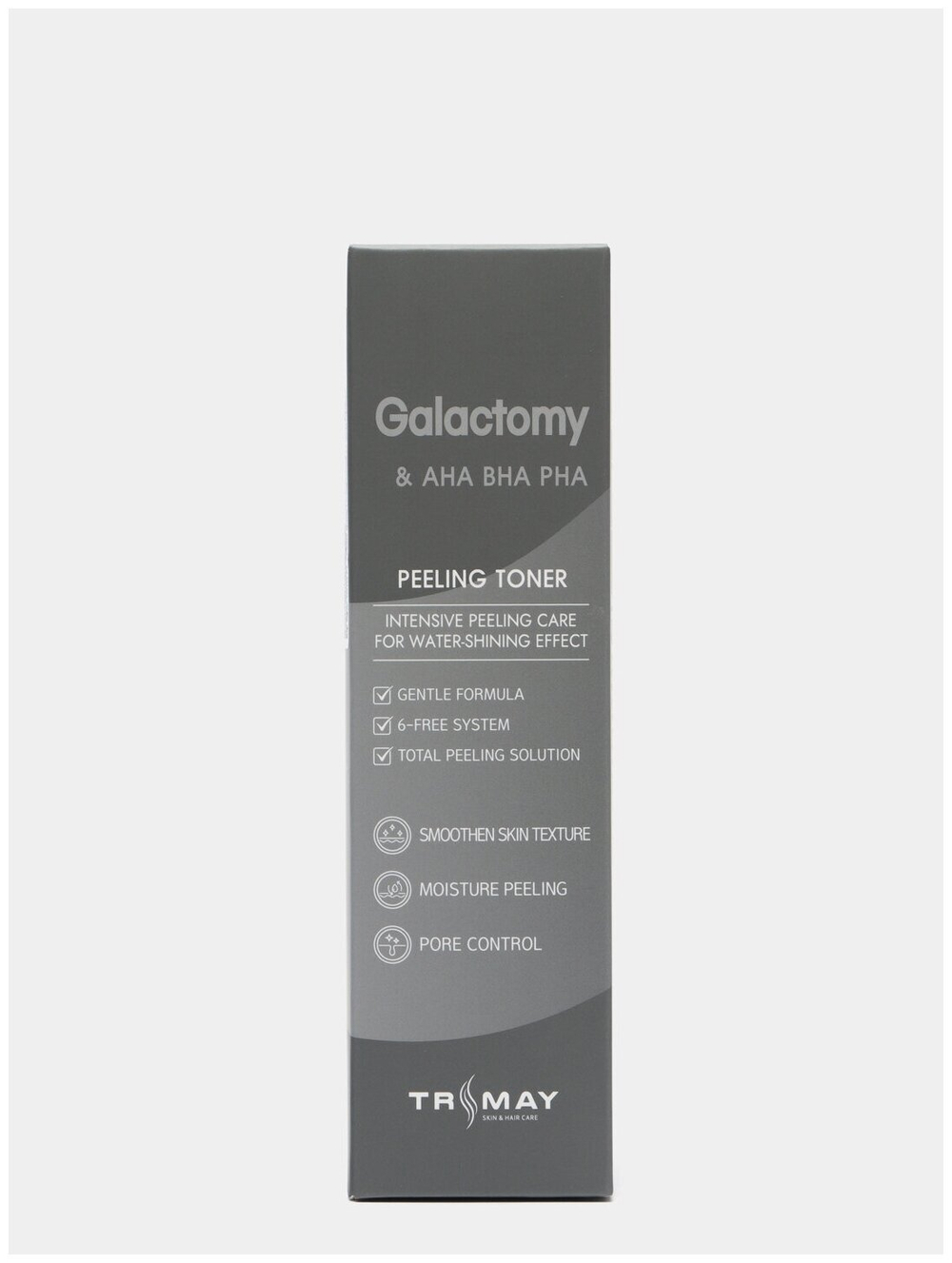 TRIMAY Кислотный пилинг тонер-эссенция с папайей и галактомисисом Papaya 4HA Galactomyces Peel & Pore Control Toner 200 мл