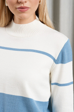 22957 Джемпер женский (молочно-голубой)