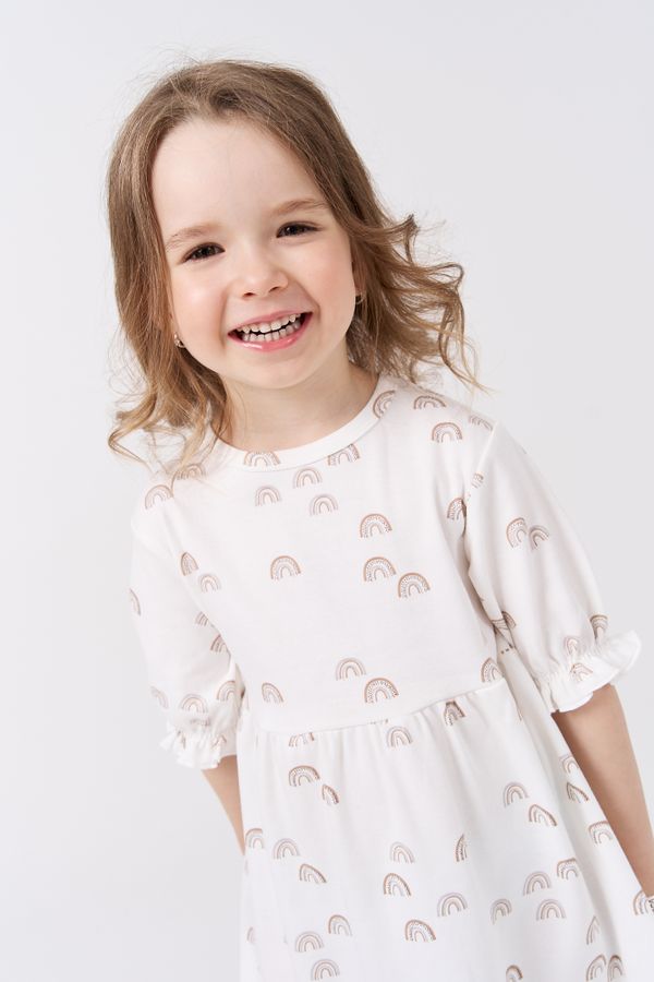 Платье с оборкой 