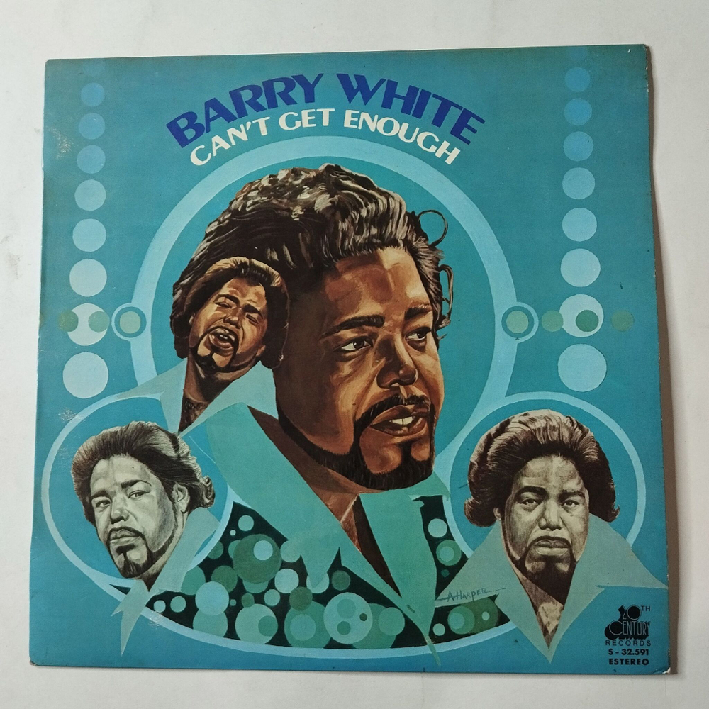 Винтажная виниловая пластинка LP Barry White Cant Get Enough (Spain 1974)