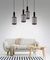 Подвесной светильник Lumina Deco Rico LDP 1218-1 GY+BK