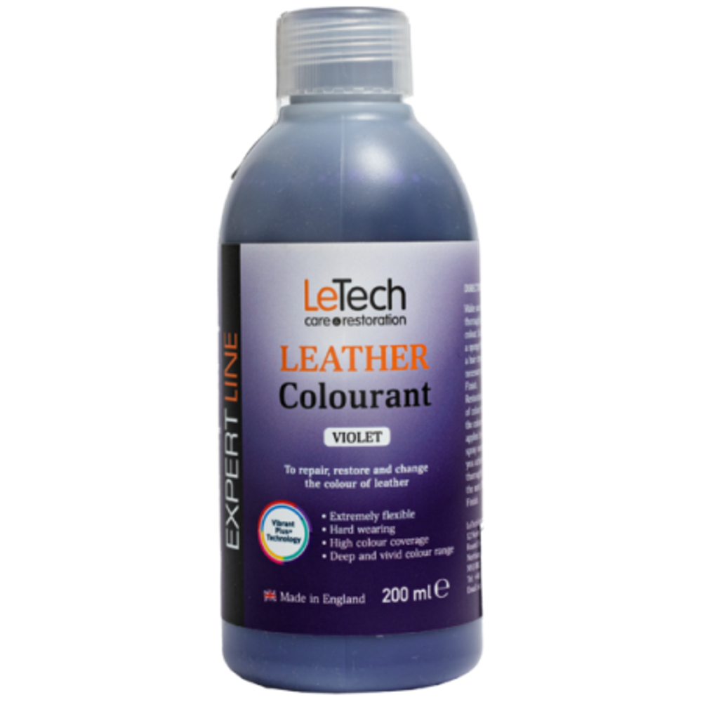 LeTech Expert Line Краска для кожи (Leather Colourant) Violet, 200мл
