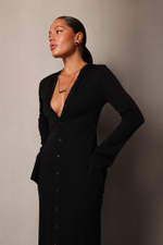 Платье-кардиган на кнопках