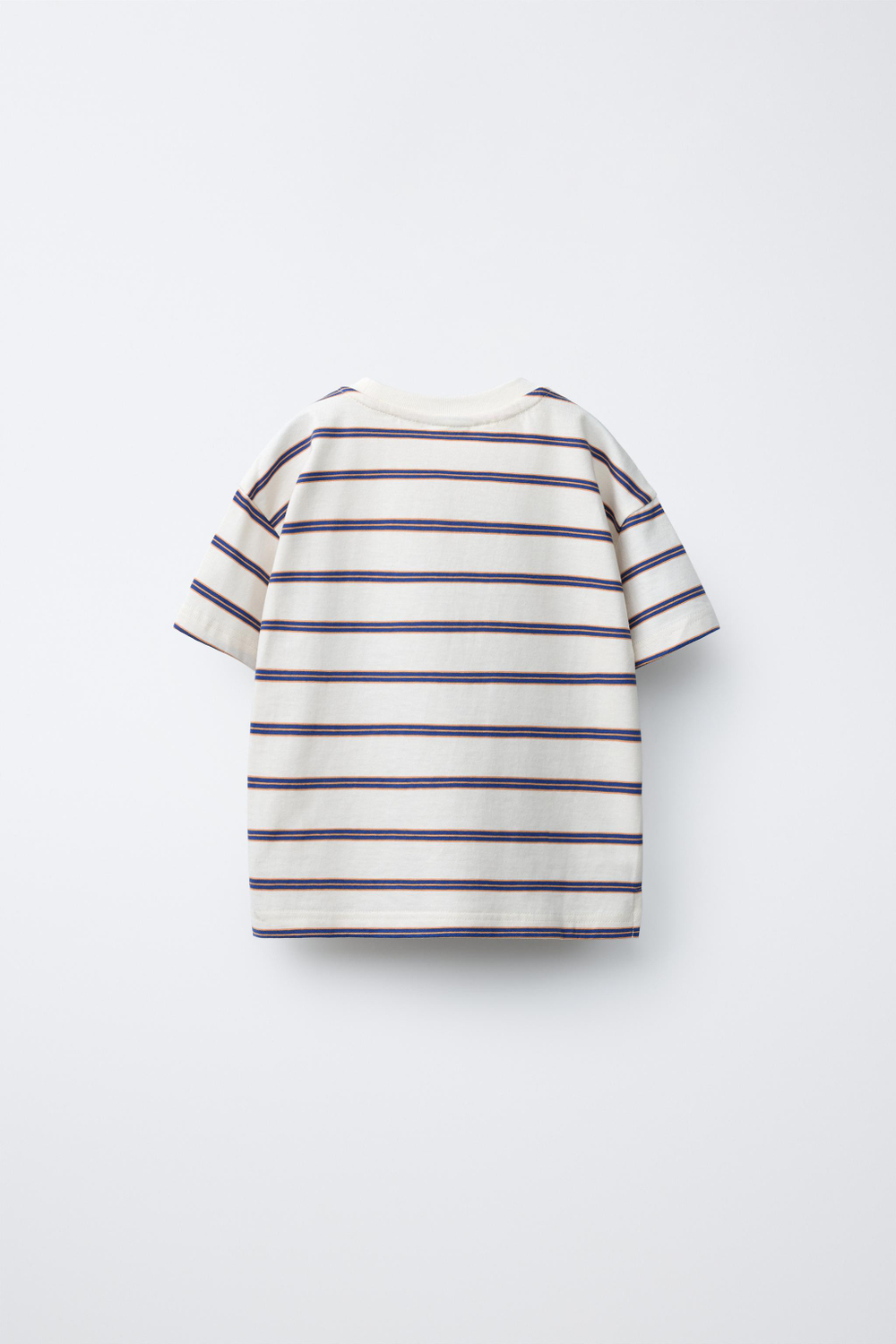 ZARA X PUKAS ФУТБОЛКА В ПОЛОСКУ С ЛОГОТИПОМ PUKAS SURF, БЕЛЫЙ