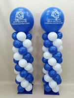 Колонна из шаров на вход