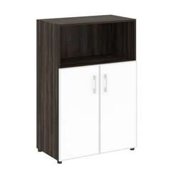 Yalta Шкаф LT.ST-2.2 R white Дуб Мали/Стекло White 800*450*1195