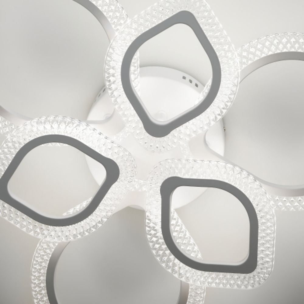 Светильник потолочный светодиодный Rivoli Megan 6110-107 106 Вт LED 2800К - 6200К модерн с пультом | Интерьерные светодиодные светильники