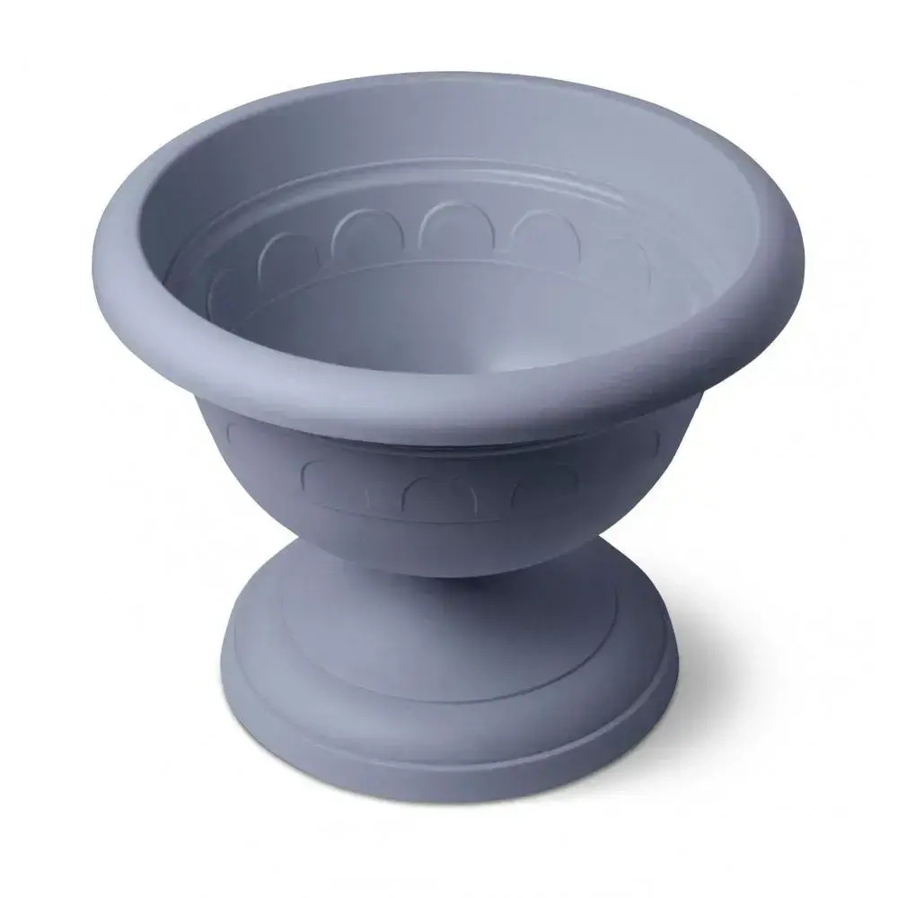 Вазон низкий Колывань 3,4л д 26 см серый (комплект 14 шт)