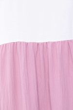 Платье Ветер перемен (бело-розовое) П13586-4М LT Collection