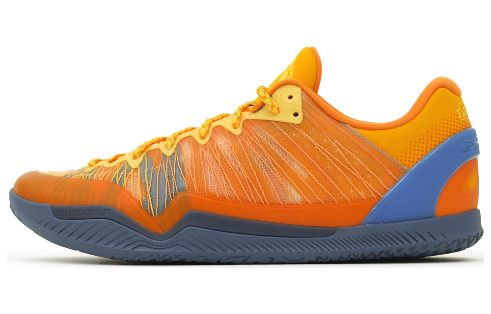 Serious Player Only Player 1 Basketball Shoes Men"s Low top Orange Blue