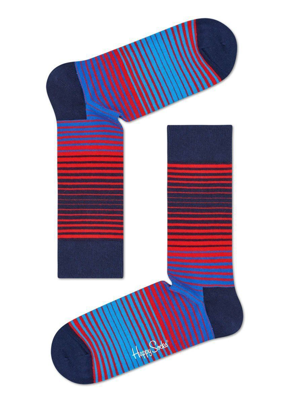 Носки унисекс Sunrise Sock с полосками (Размер: 29) (Цвет: темно-синий)