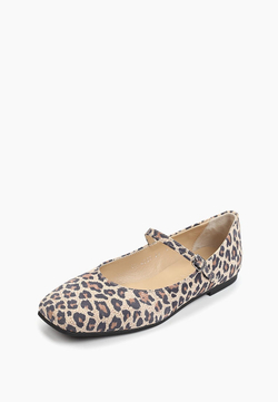 Туфли // Mary Jane // Leopard // Suede
