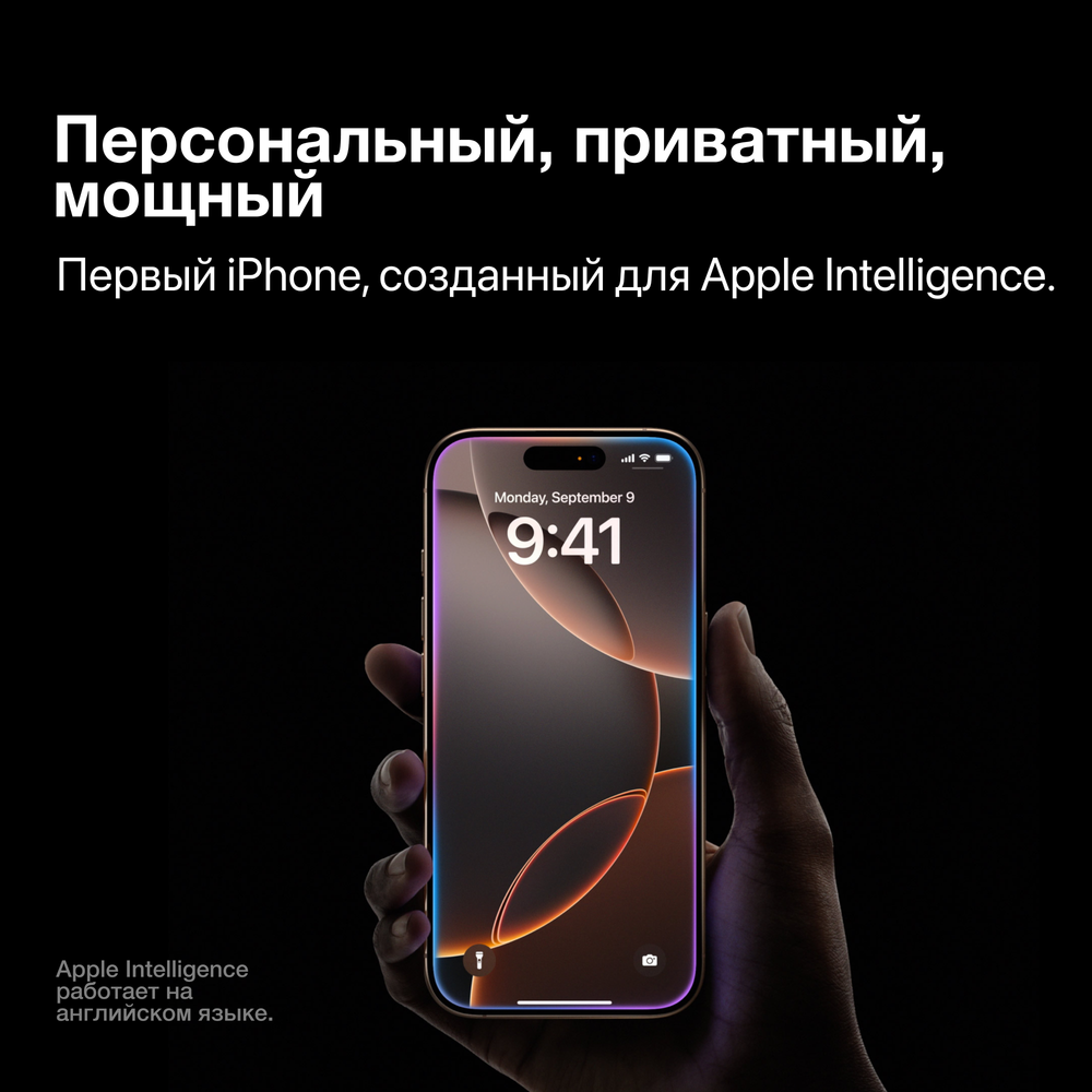 Смартфон Apple iPhone 16 Pro Max, 256Gb, White Titanium, eSIM (USA)