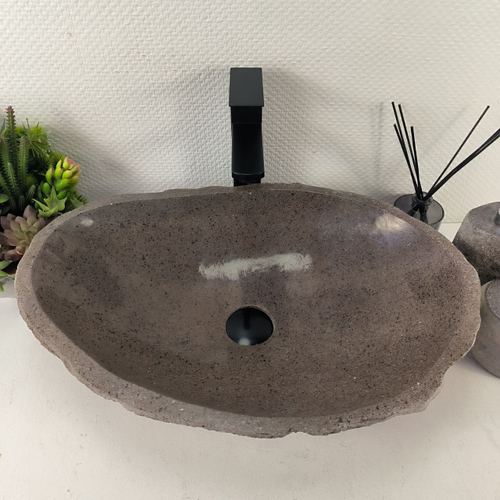 Раковина из речного камня RS-65450 57*38*14 0857