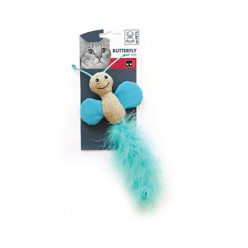 Игрушка M-PETS "Бабочка"для кошек ( 25х10х2 см )