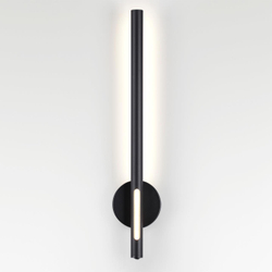 6643/10WL HIGHTECH ODL24 303 черный/металл/акрил Настенный светильник (выкл. на корпусе) IP20 LED 12W 3000K 220V MALI