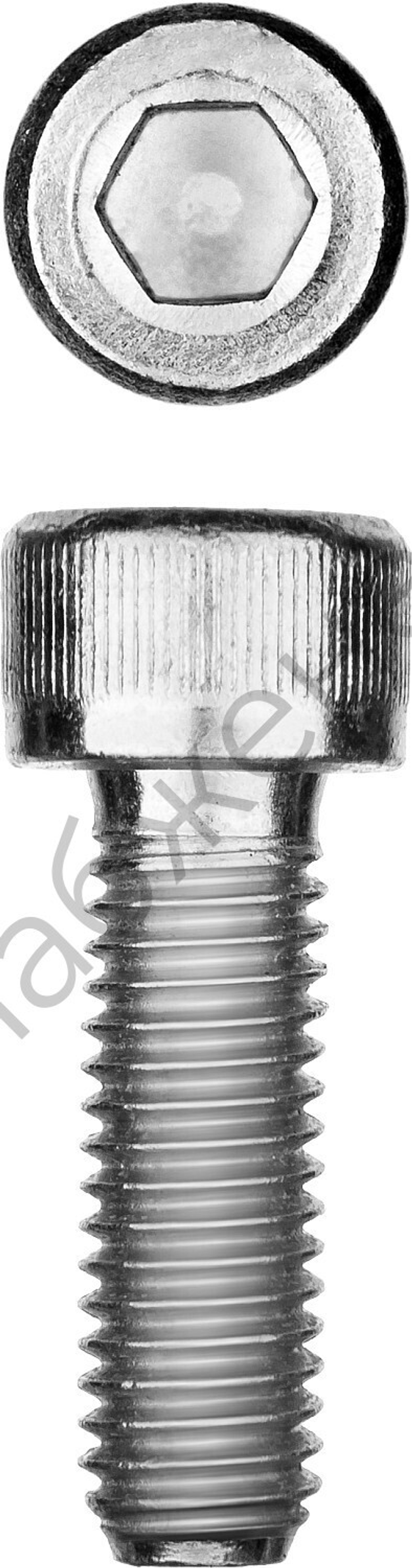 ЗУБР DIN 912 кл. пр. 8.8, М8 x 20 мм, винт свнутренним шестигранником, цинк, 5 кг, Профессионал (30318-08-020)
