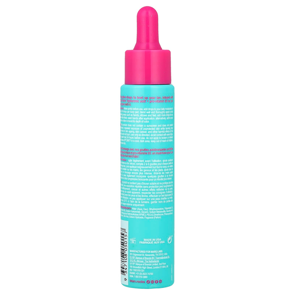 b.tan, Just Glow With It, бронзер, капли для сияния кожи, самый темный, 40 мл (1,35 жидк. унции)