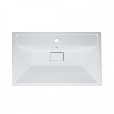 M50AWPX0801WG Inspire V2.0, раковина мебельная , искусственный мрамор, со сливом-переливом, 80 см