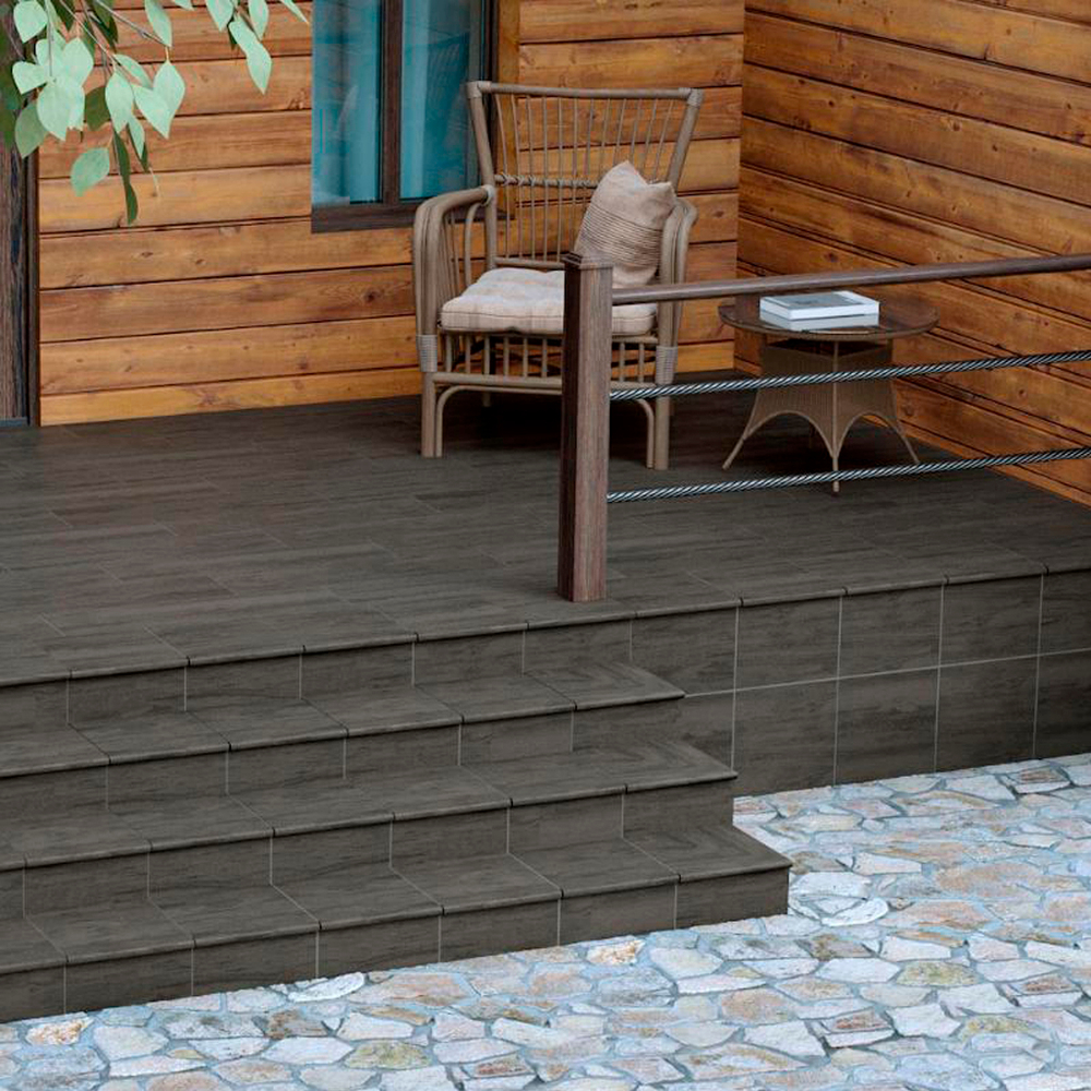 Плитка клинкерная EXAGRES FOREST WENGUE BASE 200x1200x9 мм