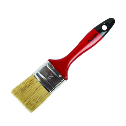 Кисть плоская профи 1.5" 38мм натур. щетина пласт ручка Кедр