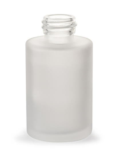 Стеклянный матовый прозрачный флакон 30 мл 20/410 прямые плечи