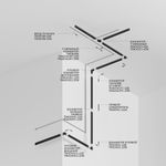 Шинопровод встраиваемый Technical TRX010-421W