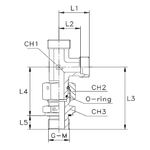 Штуцер FNLE DS30 BSP1.1/4" (корпус)