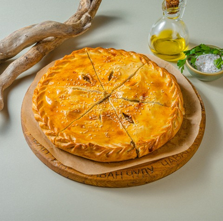 Пирог с курицей и картофелем