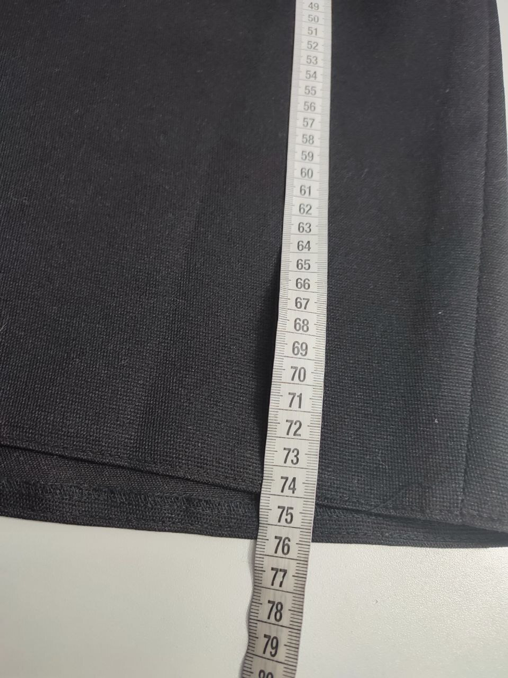 Юбка базовая черная 56 размер