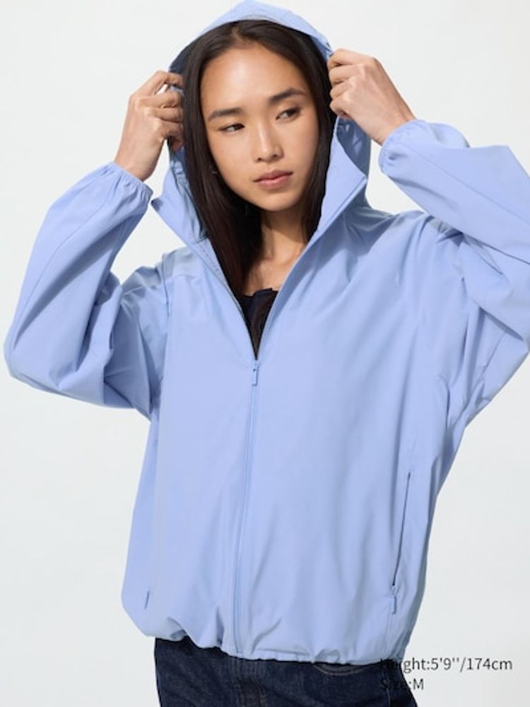 UNIQLO Парка, светло-голубой