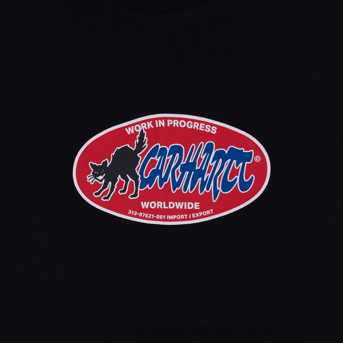 Футболка мужская Carhartt WIP Cat Sticker артикул:I032886 - купить в магазине Дайс