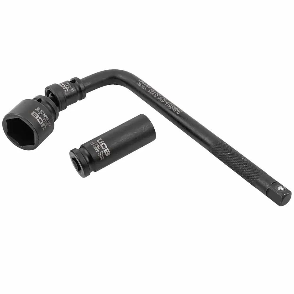 Головки ударные, набор 16пр., 1/2''(6гр.) JCB JCB-4169MPB