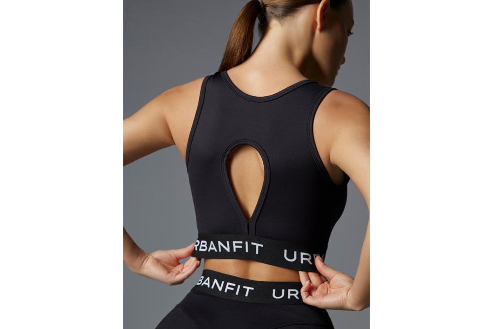 Топ Urbanfit SLASH, размер M, черный