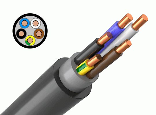 Кабель ВВГнг(A)-LSLTx 5х120-1 ГОСТ
