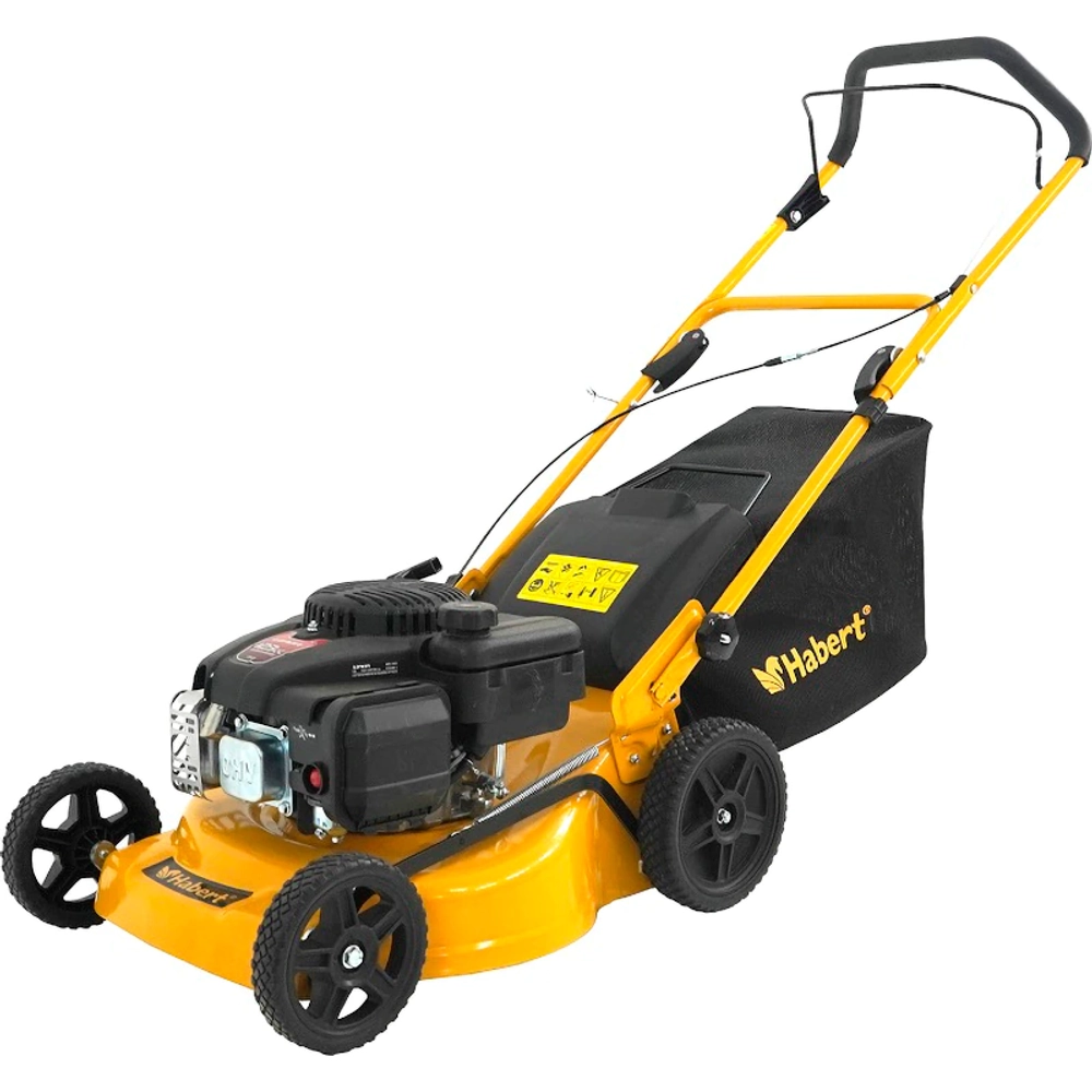 Бензиновая газонокосилка Habert HBL17 123 cc: 3.4 л.с., нож 43 см, 00-00159288
