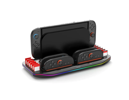 Зарядная док-станция IPEGA, для Nintendo Switch, 4 слота, нескользящее основание