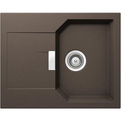 Мойка SCHOCK Manhattan 40 D Cristalite корз.клапан 640x510 баварский камень