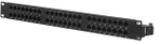 Патч-панель PP-1U-48-C5E-CM кат. 5е, 48 портов, неэкранированная, 1U, с задним кабельным организатор