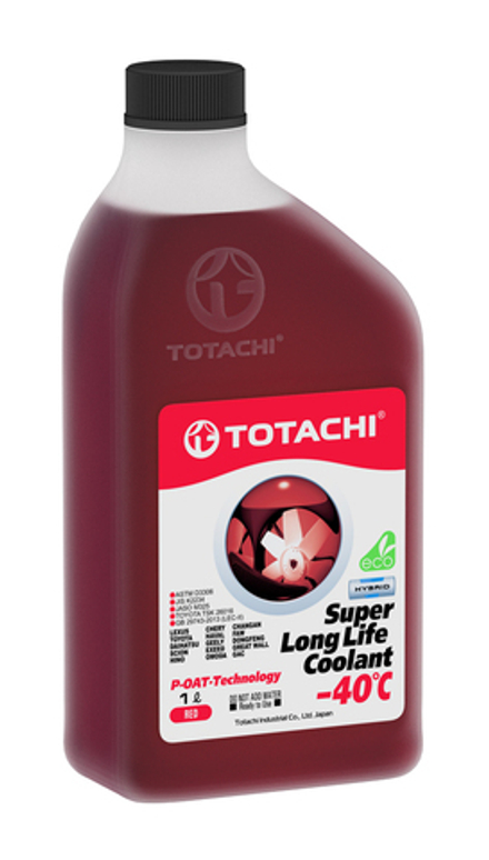 Антифриз TOTACHI SUPER LONG LIFE COOLANT Red -40C 1л