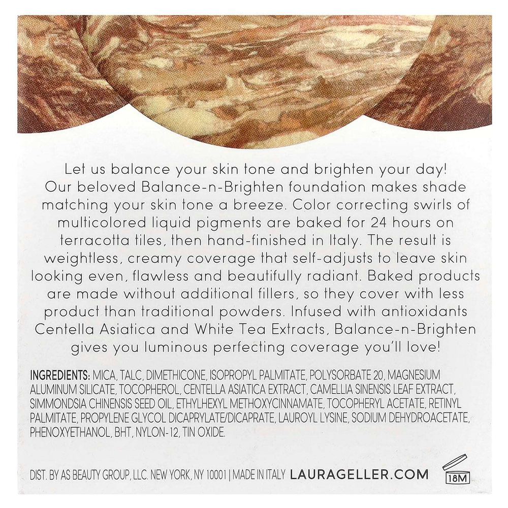 Laura Geller, Baked Balance-N-Brighten, тональный крем для коррекции цвета, 0006006 насыщенный, 9 г (0,32 унции)