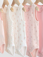 Боди без рукавов для малышей Next K79-573, 5 шт., Белый, Розовый