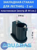 Стакан для крепления лестницы d44, закладная деталь 2 шт